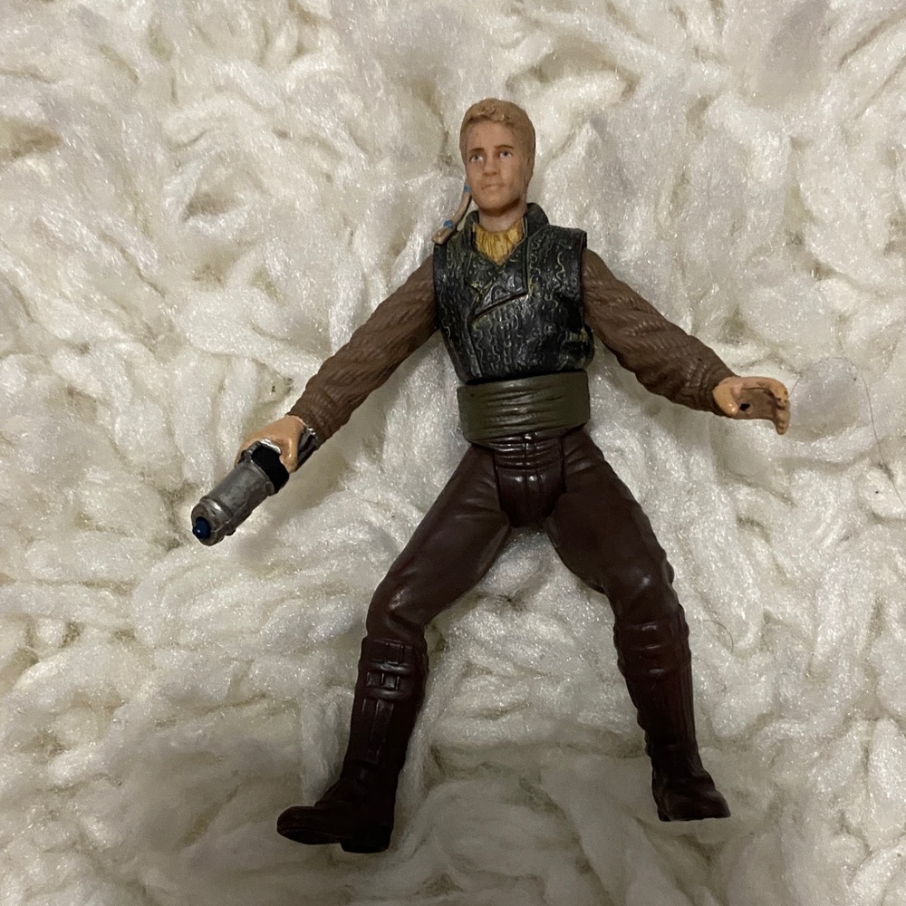 Vintage 2001Star Wars Anakin Skywalker Action Figure Attack of the Clones